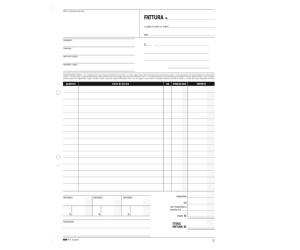 Blocco fattura generica - 50-50 fogli autoricalcanti - 29,7 x 21 cm - Edipro - E5296A - 8023328529604 - DMwebShop