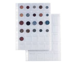 Buste forate Ercole PVC liscio 21 x 29,7 cm porta monete 30 tasche - 4259