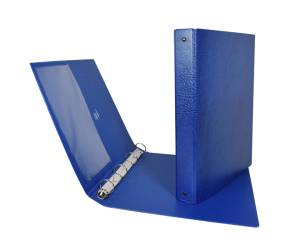 Raccoglitore Stelvio - 4 anelli tondi 25 mm - dorso 3 cm - f.to utile 22 x 30 cm - blu - Sei Rota - 36254407 - 8004972003573 - DMwebShop