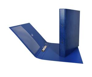 Raccoglitore Stelvio 22 x 30 cm 2 anelli a R 25 mm dorso 3 cm blu - 4370