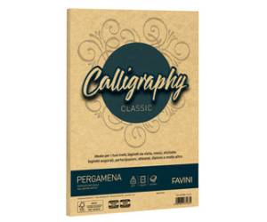 Carta Calligraphy pergamena - A4 - 190 gr - oro 03 - conf. 50 fogli - Favini - A69W084 - 8007057671674 - DMwebShop
