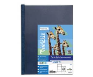 Portalistini personalizzabile Uno TI - 30 x 42 cm - libro - 36 buste - blu - Sei Rota - 55313607 - 8004972014951 - DMwebShop