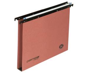 Cartella sospesa Cartesio - cassetto - interasse 38 cm - fondo U 3 cm - 36 x 25 cm - arancio - conf. 50 pezzi - Bertesi - 100/380 3-B2 - 45682A - DMwebShop
