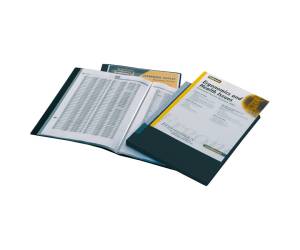 Portalistini personalizzabile Display - 21,5 x 30 cm - 20 buste - nero - Fellowes - 40325-NE - 8015687015881 - DMwebShop