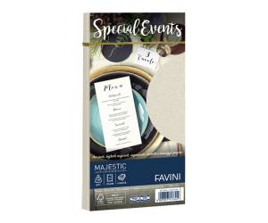 Busta Special Events metal 110 x 220 mm 120 gr crema confezione 10 buste - 8467
