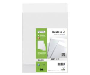 Buste a sacco Soft PPL 6x10 cm liscio trasparente - 8875