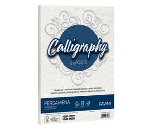 Carta Calligraphy pergamena A4,190 gr bianco 01 confezione 50 fogli - 8443