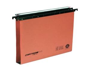 Cartella sospesa Cartesio Plus cassetto interasse 39 cm fondo U 37 x 25 cm arancio - 8635