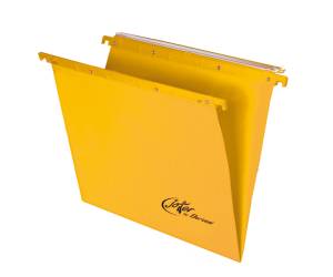 Cartella sospesa Joker cassetto interasse 33 cm fondo V 31,3 x 25 cm giallo - 8656