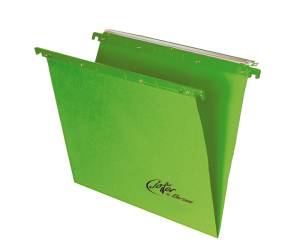 Cartella sospesa Joker cassetto interasse 33 cm fondo V 31,3 x 25 cm verde - 8651