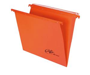 Cartella sospesa Joker cassetto interasse 39 cm fondo V 37 x 25 cm arancio - 8644
