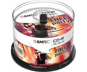 CD-R - 80min - 700mb - Emtec - ECOC805052CB - 3126170114525 - DMwebShop