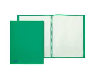 Portalistini Sviluppo buccia PP 22 x 30 cm 20 buste verde - 8158