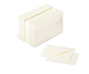 Scatola 100 cartoncini 200 gr 100 buste 90 gr avorio formato 4 Favini A57Q141 - 8470