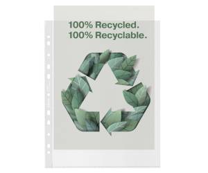 Buste perforate Office riciclate antiriflesso - 22 x 30 cm - conf. 50 pezzi - Esselte - 627502 - 4049793067698 - DMwebShop