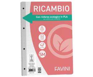 Ricambi forati riforzati ecologico A4,5 mm 100 gr - 6546