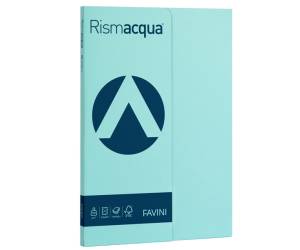 Carta Rismacqua Small - A4 - 200 gr - celeste 08 - conf. 50 fogli - Favini - A69T544 - 8007057615449 - DMwebShop