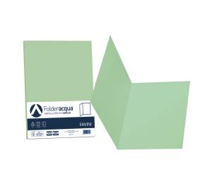 Cartelline semplici Acqua - 200 gr - 25 x 34 cm - verde chiaro - conf. 50 pezzi - Favini - A50P664 - 8007057262087 - DMwebShop