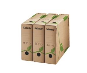 Scatola archivio EcoBox - dorso 8 cm - 32,7 x 23,3 cm - conf. 25 pezzi - Esselte - 623916 - 4049793038520 - DMwebShop