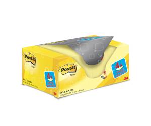 Blocco foglietti - 653CY-VP20 - giallo Canary - 38 x 51 mm - 72 gr - conf. 20 blocchi - Post-it - 7100172332 - 4046719906406 - DMwebShop