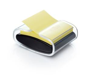 Dispenser Pro nero + 1 Post it Super Sticky Z Notes giallo Canary - 76 x 76 mm - Post-it - 7100039516 - 4891203054381 - DMwebShop
