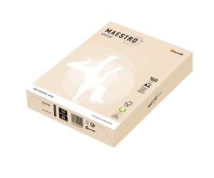Carta Maestro Color A4,160 gr avorio crema tenue CR20 confezione 250 fogli - 8535