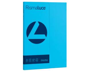 Carta Rismaluce Small A4,200 gr azzurro 55 confezione 50 fogli - 8556