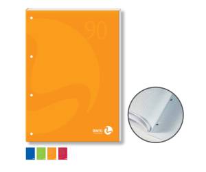 Blocco notes90 - A4 - collato lato lungo - quadretti 4 mm - 50 fogli - 90 gr - 4 fori - copertina 250 gr - conf. 10 pezzi - BM - 0100231 - 8008234002311 - DMwebShop