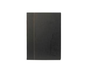 Carta dei vini Trendy - A4 - 24 x 34 cm - nero - 1 inserto doppio incluso - Securit - MC-TRWC-BL - 8717624240805 - DMwebShop