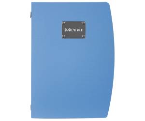 Portamenu' Rio - A4 - 24 x 34 cm - blu - 1 inserto doppio incluso - Securit - MC-RCA4-BU - 8718226497529 - DMwebShop