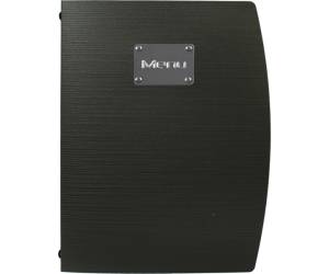 Portamenu' Rio - A4 - 24 x 34 cm - nero - 1 inserto doppio incluso - Securit - MC-RCA4-BL - 8718226497505 - DMwebShop