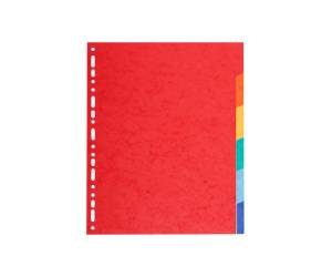 Separatore Forever - 6 tacche - cartoncino riciclato 220 gr - A4 maxi - mutlicolore - Exacompta - 2106E - 3130630021063 - DMwebShop