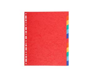 Separatore Forever - 12 tacche - cartoncino riciclato 220 gr - A4 maxi - multicolore - Exacompta - 2112E - 3130630021124 - DMwebShop