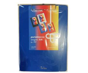 Portablocco con molla in metallo - copertina in PPL - A4 - blu - Iternet - 7071BL - 8028422370718 - DMwebShop