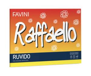 Album Raffaello 24 x 33 cm 100 gr 20 fogli ruvido - 9788