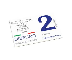 Blocco 2,330 x 480 mm collato 12 fogli 110 gr liscio squadrato - 9795