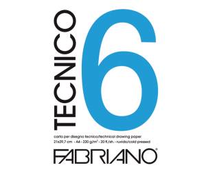 Blocco Tecnico 6,25 x 35 cm 20 fogli 240 gr liscio - 9801