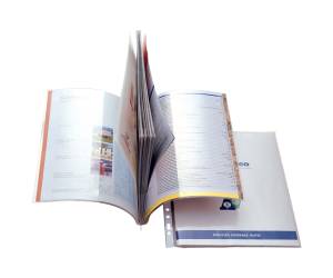 Cartelline con tasche Ercole Cat foratura universale PVC 21 x 29,7 cm - 9378