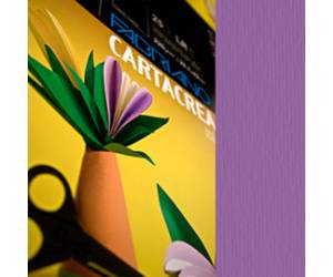 Cartoncino CartaCrea 35 x 50 cm 220 gr viola blister 10 fogli - 9741