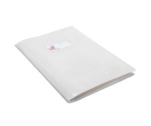 Coprimaxi Gold con alette 21 x 30 cm PVC 300 mic laccato bianco - 9852