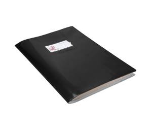 Coprimaxi Gold con alette 21 x 30 cm PVC 300 mic laccato nero - 9875