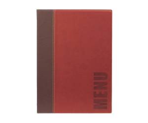 PortaMenu Trendy 1 inserto doppio incluso A4,24 x 34 cm bordeaux - 9582