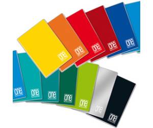 Quaderno One Color A5 punto metallico riga di 3a 20,1 fogli 80 gr - 9397