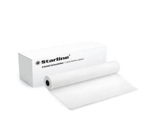 Carta plotter - stampa inkjet - 914 mm x 50 mt - 90 gr - opaca - bianco - conf. 4 pezzi - Starline - STL2530 - 8025133027962 - DMwebShop