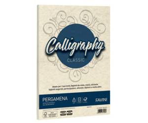 Carta Calligraphy Pergamena - A4 - 90 gr - naturale 06 - conf. 50 fogli - Favini - A69Q204 - 8007057672084 - DMwebShop