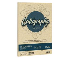 Carta Calligraphy Pergamena - A4 - 190 gr - crema 05 - conf. 50 fogli - Favini - A692084 - 8007057671698 - DMwebShop