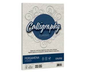 Carta Calligraphy Pergamena - A4 -190 gr - perla 10 - conf. 50 fogli - Favini - A694084 - 8007057672114 - DMwebShop