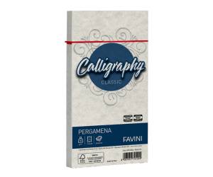Busta Calligraphy Pergamena - 110 x 220 mm - 90 gr - perla 10 - conf. 25 pezzi - Favini - A574203 - 8007057741292 - DMwebShop