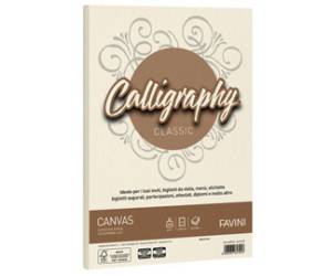 Carta Calligraphy Canvas - A4 - 200 gr - avorio 02 - conf. 50 fogli - Favini - A69Q314 - 8007057617047 - DMwebShop