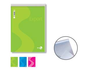 Blocco note Export - 5 mm - 210 x 297 mm - 50 gr - 50 fogli - conf. 10 pezzi - BM - 0100242 - 8008234002427 - DMwebShop